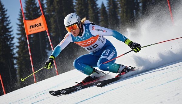 How can professional skiers optimize their slalom turns for better speed?